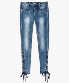 jean delave avec lacets dans le bas bleu pantalons jeans et leggings7570001_4