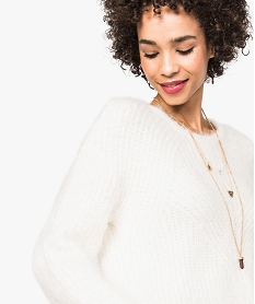 pull a maille poilue beige7571101_2