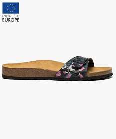 mules confort a motifs multicolore7572501_1