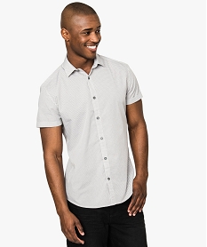 GEMO Chemise slim fit imprimée à manches courtes Imprimé