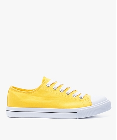 GEMO Baskets femme en toile à bout renforcé fermeture lacets 4939