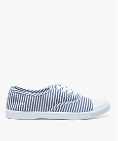 GEMO Baskets en toile avec lacets et bout renforcé femme 11428