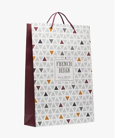 sac cadeau en papier mat imprime geometrique multicolore7599201_1