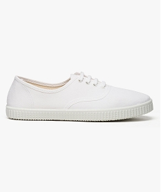 GEMO Tennis basses en toile colorée blanc standard