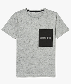 tee-shirt mouchete a impression message gris7613001_1