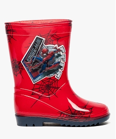 GEMO Bottes de pluie crantées Spiderman Rouge