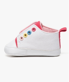 chaussures de naissance bicolores avec motif licorne blanc chaussures de naissance7615901_3