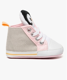 GEMO Chaussures de naissance motif pingouin Gris