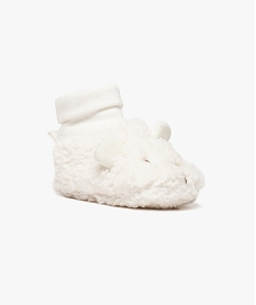chaussons de naissance en forme de mouton blanc7617501_2