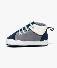 chaussures de naissance  avec  et motif ourson bleu7617701_3