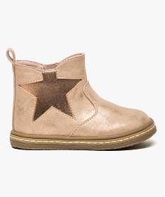 GEMO Boots pailletés avec motif étoile Rose