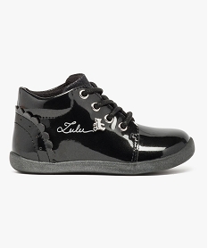 GEMO Chaussure semi-montante vernie - Lulu Castagnette noir standard