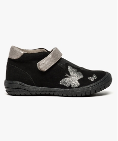 chaussures avec motif papillon a paillettes noir7628801_1