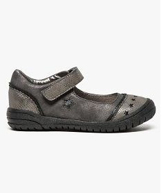 GEMO Ballerines brillantes Gris