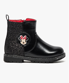 GEMO Boots pailletées avec motif Minnie - Disney Noir