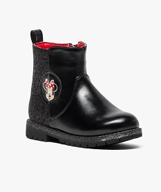 boots pailletees avec motif minnie - disney noir bottes et boots7631101_2