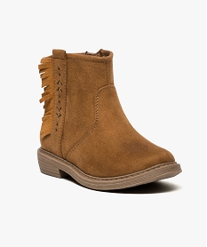 boots a franges avec touches pailletees brun bottes et boots7632001_2