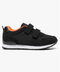 GEMO Sneakers basses en mesh avec semelle mouchetée (tailles 31-36) Noir