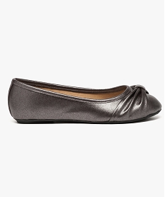 ballerines pailletees avec large noeud sur le dessus gris7642401_1