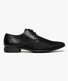 derbies simili cuir aspect bi-matieres noir7647001_1