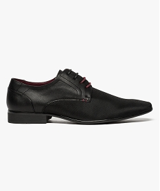 derbies bi-matieres avec lacets interchangeables noir chaussures de ville7647201_1