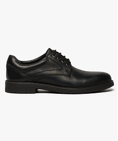 derbies en cuir avec semelle crantee noir chaussures de ville7648101_1