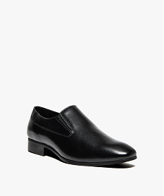 chaussures homme slippers dessus cuir noir7648501_2