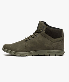 baskets montantes kaki standard7653201_3