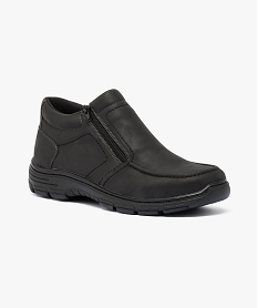 chaussures confort pour homme avec fermeture zippee noir7655201_2