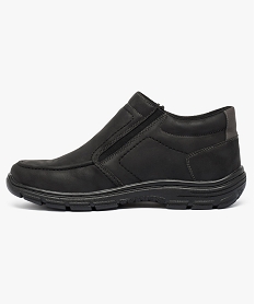 chaussures confort pour homme avec fermeture zippee noir7655201_3