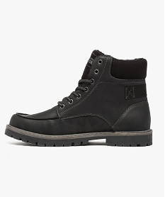boots fourrees a semelle crantee noir bottes et boots7657201_3