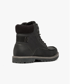 boots fourrees a semelle crantee noir bottes et boots7657201_4