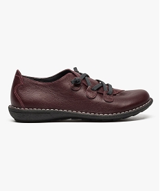 derbies femme confort a enfiler rouge derbies7663001_1