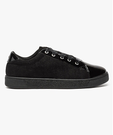 GEMO Tennis basses bimatières motif rococo noir standard