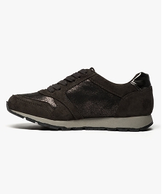 sneakers basses multimatieres gris7665401_3