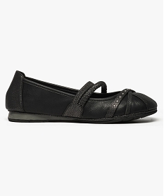 GEMO Ballerines souples à bride élastique noir standard
