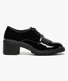 derbies avec patte mexicaine amovible noir7677901_1