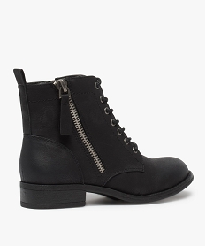 boots femme style rangers a zip noir7679301_4