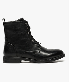 HOMEWEAR BLANC BOOTS NOIR