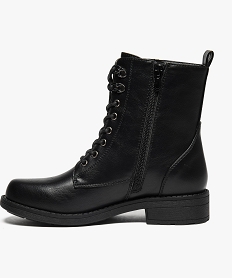 bottines femme style rangers a zip decoratif noir bottines et boots7682601_3