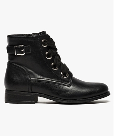 SANS GENRE BLANC BOOTS NOIR