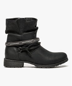 JUPE CARREAUX BOOTS NOIR