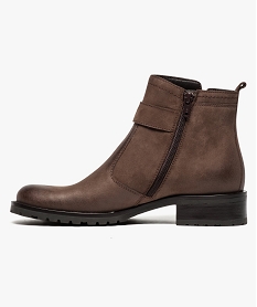 boots casual zippes brun7685701_3