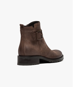 boots casual zippes brun7685701_4
