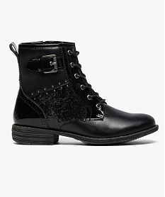 JUPE IMPRIME BOOTS NOIR