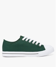 GEMO Baskets femme en toile à bout renforcé fermeture lacets 4769