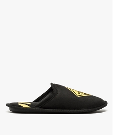 GEMO Chaussons garçon forme mules imprimé humoristique Noir