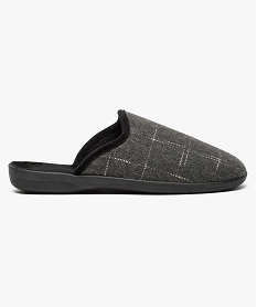 GEMO Mules dintérieur à carreaux gris standard