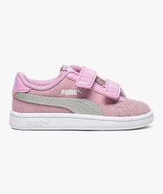 GEMO Basket glitter à scratchs - Puma Gris