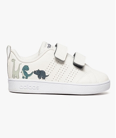 GEMO Baskets à scratch avec motifs animaux - Adidas Blanc